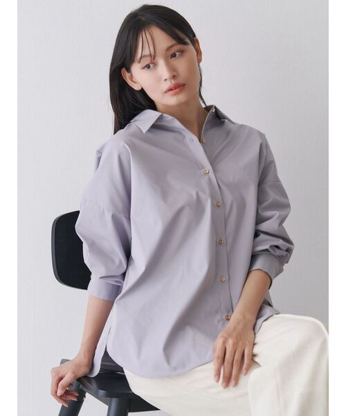 【TONAL】ブラウス TONAL（トーナル） ブラウス シャツ バイカラーボウタイブラウス