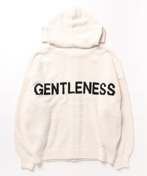 「GYDA」 ニットパーカー FREE ブラック レディース_画像3