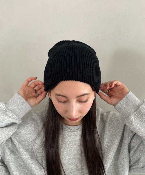 ニット帽 ニットキャップ 「8色展開」ニット帽子 リブニット ビーニー