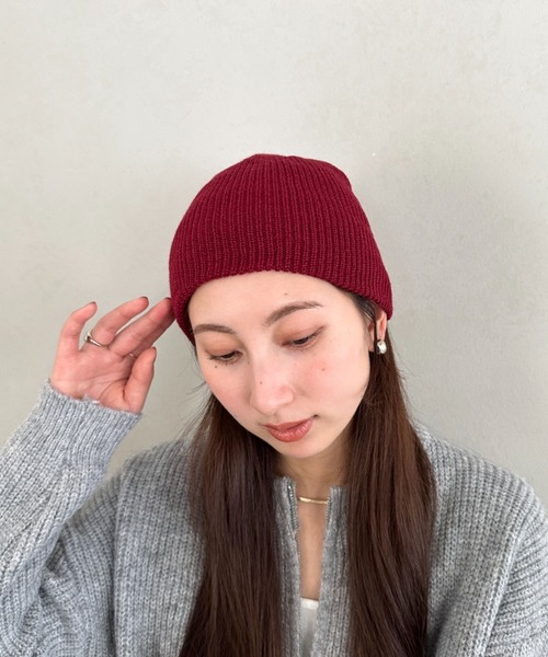 ニット帽 ニットキャップ 「8色展開」ニット帽子 リブニット ビーニー
