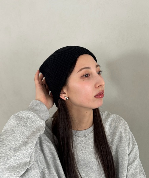 ニット帽 ニットキャップ 「8色展開」ニット帽子 リブニット ビーニー