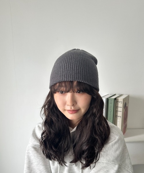 ニット帽 ニットキャップ 「8色展開」ニット帽子 リブニット ビーニー