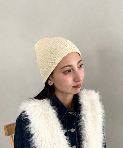 ニット帽 ニットキャップ 「8色展開」ニット帽子 リブニット ビーニー