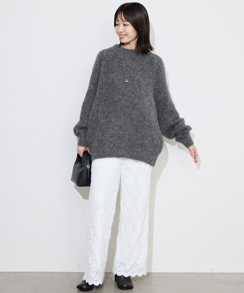 SLOBE IENA（スローブイエナ） ニット セーター アルパカ混BIG プル