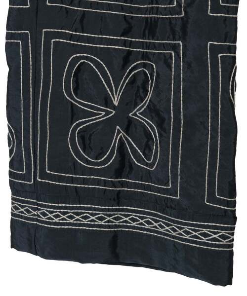 CURRENTAGE パンツ 「CURRENTAGE/カレンテージ」Embroidery pants