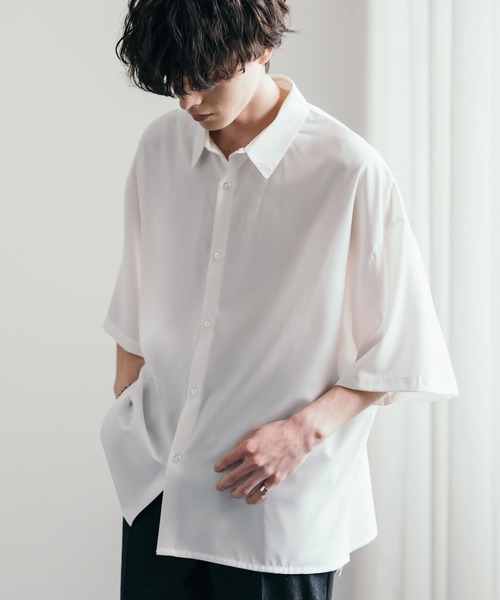 「Rocky Monroe」 半袖シャツ M ブルー メンズ_画像2