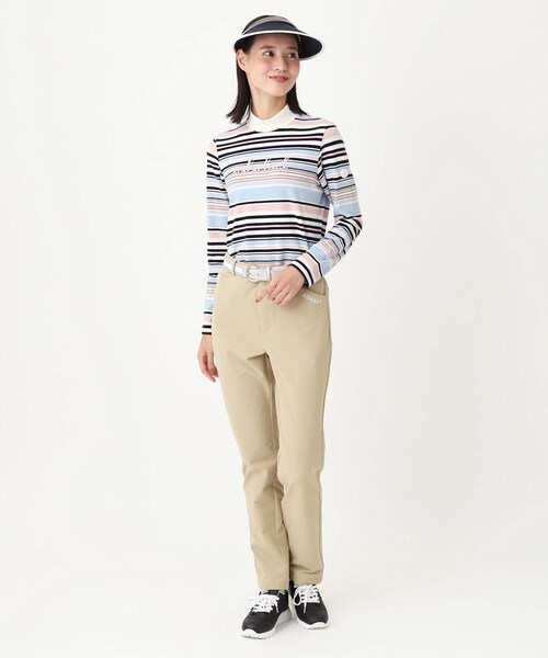 パンツ UVストレッチ5ポケットパンツ レディースの画像