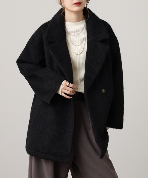 OMNES（オムネス） ジャケット テーラードジャケット ニットシャギー