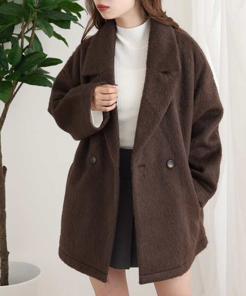 OMNES（オムネス） ジャケット テーラードジャケット ニットシャギー