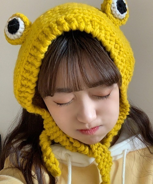 Mayree 耳当て イヤーマフ 「urge select」「アニマルシリーズ」カエル