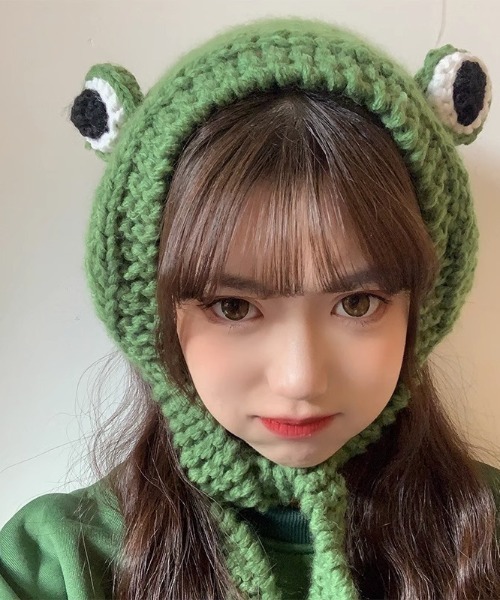 Mayree 耳当て イヤーマフ 「urge select」「アニマルシリーズ」カエル