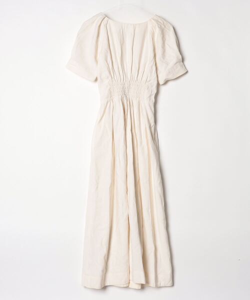 「LAGUNAMOON」 半袖ワンピース SMALL アイボリー レディース_画像2