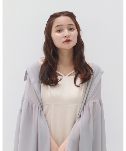 「muguet」 キャミソールワンピース FREE ピンクベージュ レディース_画像3