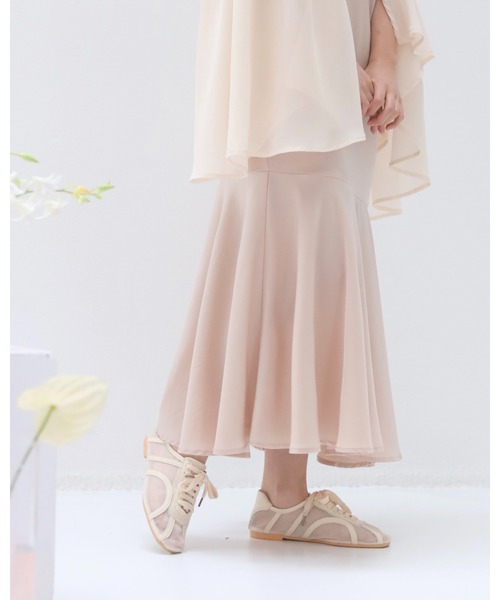 「muguet」 キャミソールワンピース FREE ピンクベージュ レディース_画像6