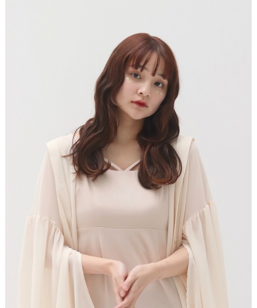 「muguet」 キャミソールワンピース FREE ピンクベージュ レディース_画像7