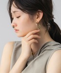 フープ ピアス ツイストフープピアス レディースの詳細画像3