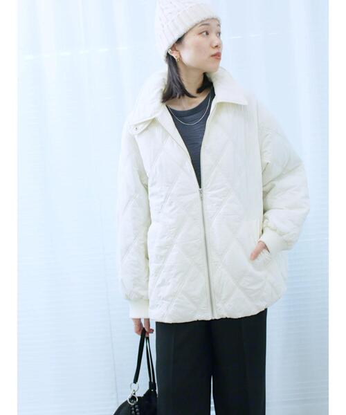 Samansa Mos2 blue（サマンサモスモスブルー） ジャケット ノーカラー