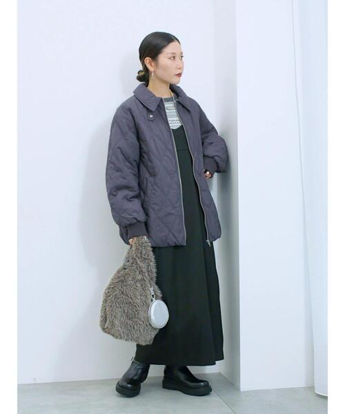 SNNK キルト ジャケット （Blue Gray） Mサイズ SNNK Quilted Jacket (Blue Gray) - ZUTOMAYO MART