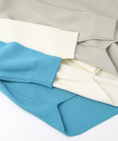 「Gready Brilliant」 長袖ニット FREE オフホワイト レディース_画像4