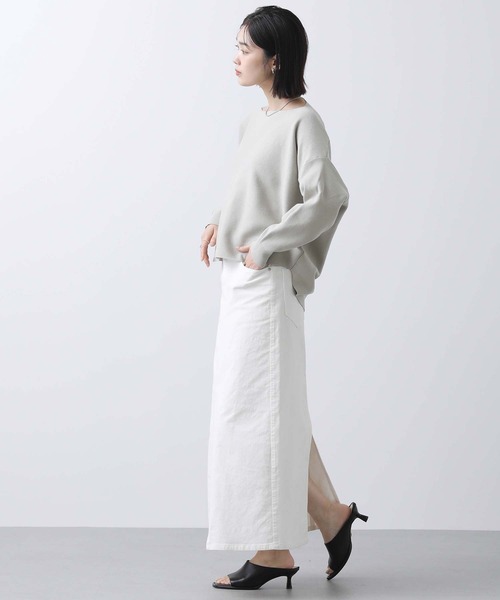 「Gready Brilliant」 長袖ニット FREE オフホワイト レディース_画像8