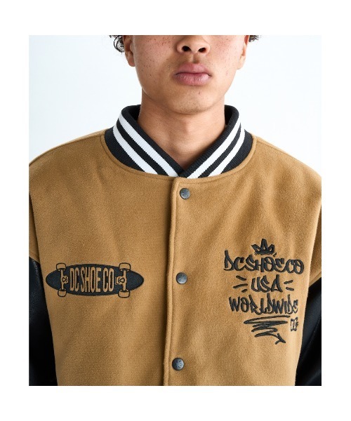 DC SHOES（ディーシーシューズ） スタジャン 25 VARSITY JACKET 