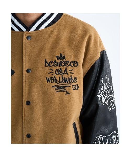 DC SHOES（ディーシーシューズ） スタジャン 25 VARSITY JACKET