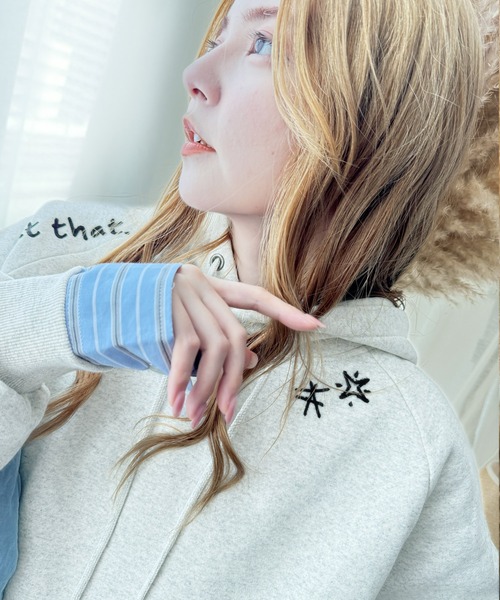 「Java」 プルオーバーパーカー LARGE 杢グレー レディース_画像9