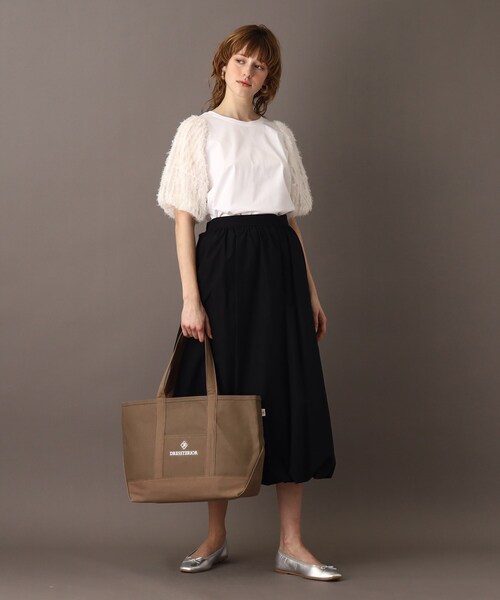 「DRESSTERIOR」 半袖カットソー 38 ブラック レディース_画像2