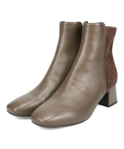 WA ORiental TRaffic ブーツ コーデュロイ コンビ ショートブーツ