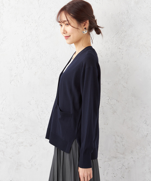 「Petit Honfleur」 カーディガン M グリーン レディース_画像2