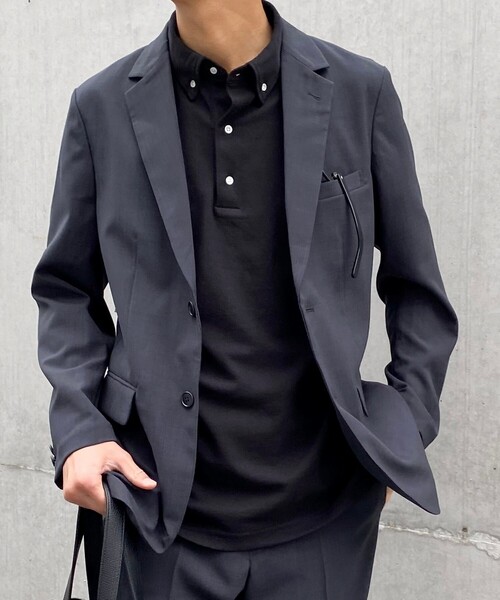 SHIPS any 「SHIPS any」 セットアップ MEDIUM ブラック メンズ