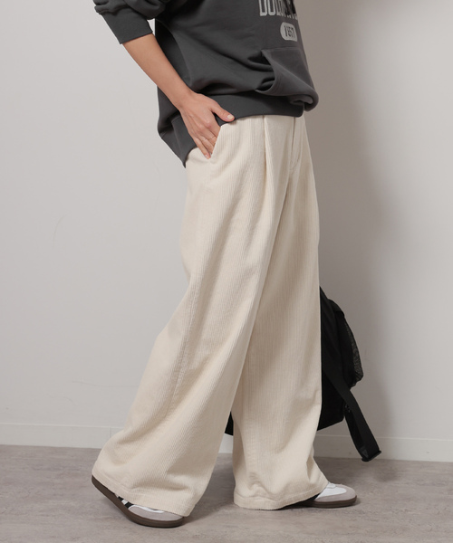 ジャーナルスタンダードレリューム　2タックワイドパンツ JOURNAL STANDARD relume（ジャーナルスタンダード レリューム