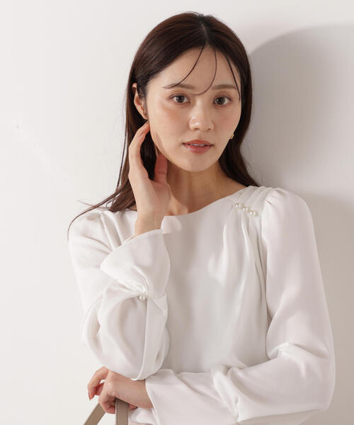 プロポーションボディドレッシング　ブラウス ウエストシャーリングブラウス | PROPORTION BODY DRESSING