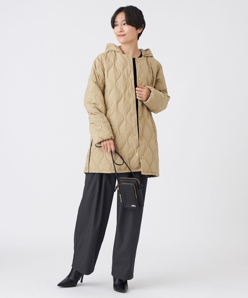 【美品】EVEX by KRIZIA エヴェックスバイクリッツィア　ダウンコート 防風性】【ウォッシャブル】キルティングダウンコート | エヴェックス