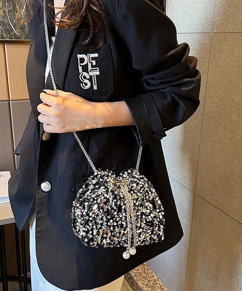 folka.（フォルカ） ハンドバッグ 11D59-MZ スパンコール ミニ