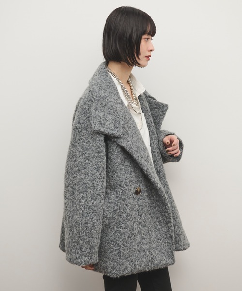 「Shelly island」 ジャケット FREE グレー レディース_画像6