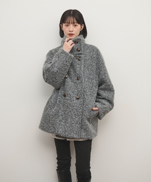 「Shelly island」 ジャケット FREE グレー レディース_画像8