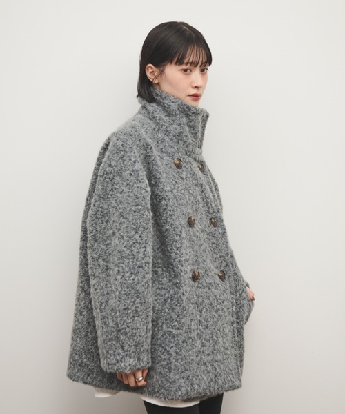 「Shelly island」 ジャケット FREE グレー レディース_画像9