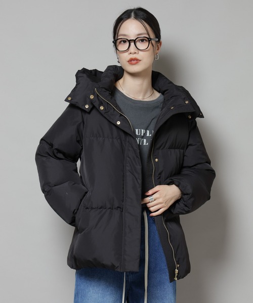 NANO universe（ナノ・ユニバース） ダウンジャケット FREE ブラック