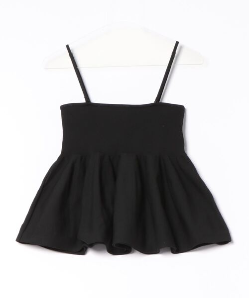 「LOWRYS FARM」 キャミソールニット FREE ブラック レディース_画像2