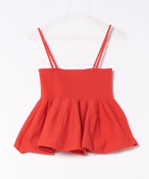 「LOWRYS FARM」 キャミソールニット FREE ブラック レディース_画像3