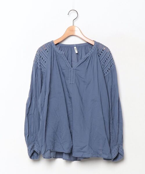 トゥモローランドブラウス TOMORROWLAND（トゥモローランド） 長袖ブラウス - ブルー レディース