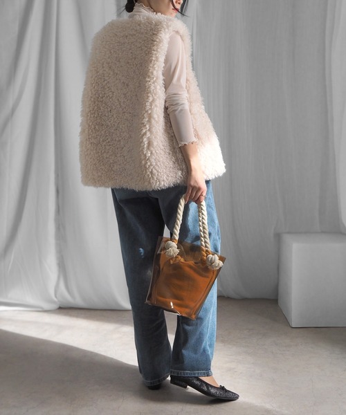 「minia」 バレエシューズ LL ブラック レディース_画像3