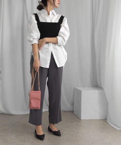 「minia」 バレエシューズ LL ブラック レディース_画像6