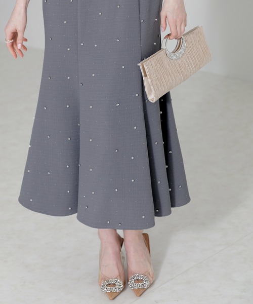 「Leja」 半袖ワンピース SMALL グレー レディースの画像