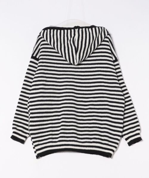 「LADY LIKE」 ニットカーディガン M カーキ レディース_画像2