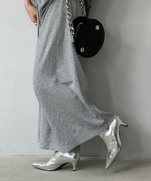 「chuclla」 ブーツ 39 シルバー レディース_画像8