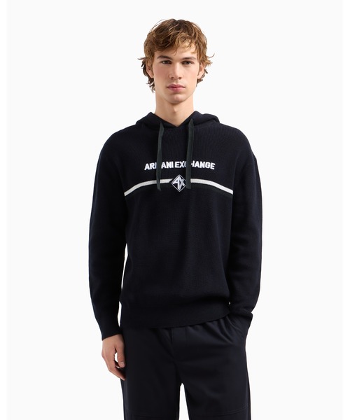 A/X アルマーニエクスチェンジ ロゴ入りニット セーター ARMANI EXCHANGE セーター ニット 「A|X アルマーニ エクスチェンジ