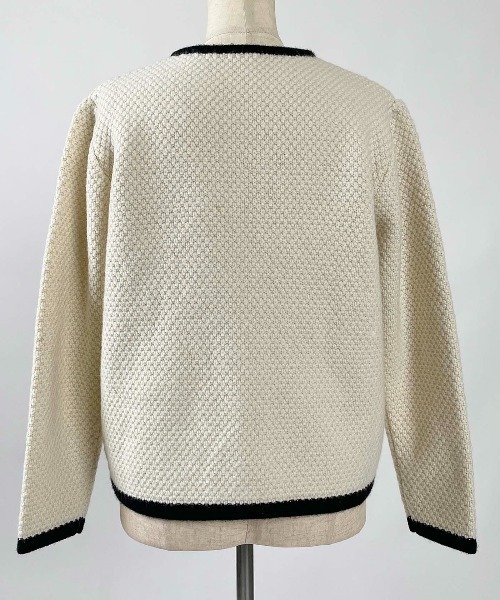「PICCIN」 カーディガン M レッド レディース_画像6