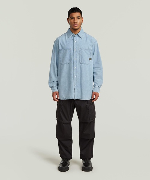 G-STAR RAW シャツ Relaxed 2-Pocket Shirt/2ポケットリラックス